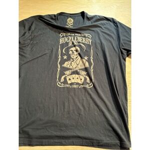 Zero Foxtrot Men's Black I'm Your  Huckleberry Tshirt Size 3XL